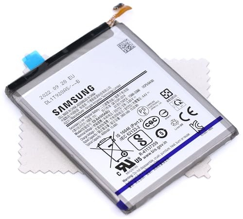 Samsung EB-BA505ABU - Batería Original para Samsung Galaxy A50 (A505F), Galaxy A50s (A507F), Galaxy A30 (A305F), Galaxy A20 (A205F) con paño de Limpieza para Pantalla Mungoo
