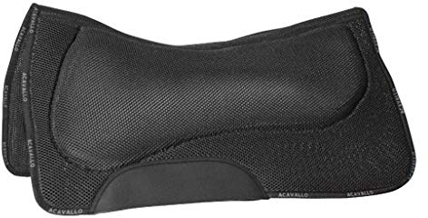 Acavallo Western Pad 3D Spacer+Memory Sattelpad, Größe:OneSize, Farbe:schwarz