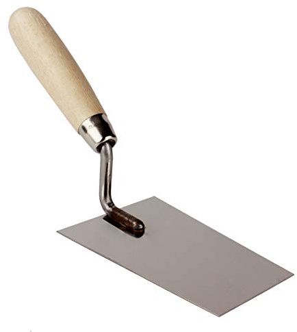 Maurerkelle Trapezfömig Edelstahl 130 mm