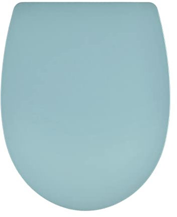 Wirquin 20724243 Abattant WC avec frein de chute Marbella en thermoplastique, déclipsable, vert céladon