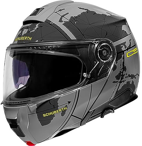SCHUBERTH HELMET C5 ECE DEKOR GLOBE GREY 53 (XS)
