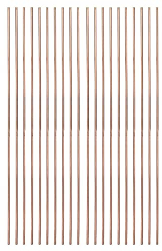 Bacchette per Brasatura in Rame Fosforoso Rotonde 20 Pezzi 25 cm a Bassa Temperatura per Condizionatori Accessori per Saldatura Consumabili