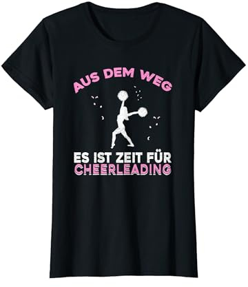 Cheerleading Cheerleader Damen Pompom Cheerleaden Mädchen T-Shirt