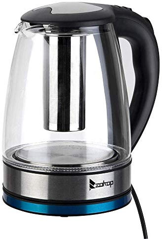Hd-1861-A 220V 2200W 1.8L Electric Glass Kettle Fashion Unique Fast Heating Electric Kettle Practical Warm as ever