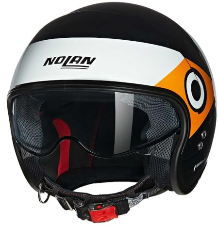 NOLAN HELMET N21 06 ONIRICO 342 M, Black/White/Orange