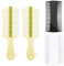VONJUMA Peigne À Poux 4 Peigne Anti Poux Plastique Double Face Peigne À Lentes Peigne À Poux De Tête À Dents Fines Peignes Anti Poux Fins Double Face Noir Blanc Vert