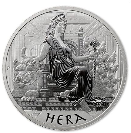 1 unze Silbermünze Tuvalu - Götter des Olymp HERA 1 oz silber silver coin Gods of Olympus Hera - weltweit nur 10.000 Stück!