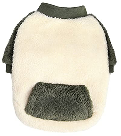 BESPORTBLE 1stk Kleidung Für Haustiere Kühlweste Für Hunde Coole Hundejacke Hund Lustige Kleidung Kühlung Für Kleine Jacke Kühlbandana Für Dackel Vlies Dark Green Polarfleece