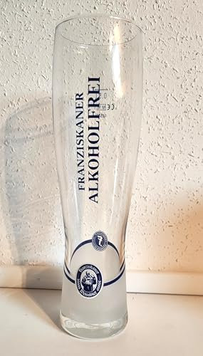 & AngiesStrickzauberber venduto: bicchiere da birra bianca/birra bianca/bicchiere di grano/0,5 litri/francescano/edizione limitata/senza alcool