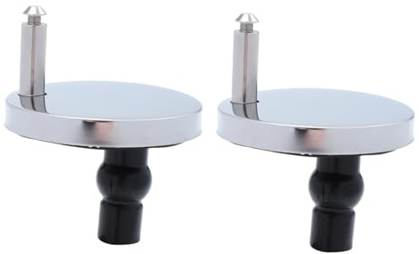 SAFIGLE 2 pezzi Kit di Fissaggio per Sedile WC con Cerniere e Rondelle Resistente e Facile da Installare per Accessori Bagno Compatibile con Copriwater Standard