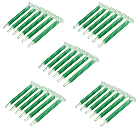 Mcnhbdgg 250 x Static Mixing Tube Mixing Nozzle Syringe 83mm for 50Ml 37Ml Composite Mortar