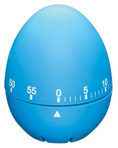 Kitchen Craft Colourworks Timer - Mechanical - Egg - Blue