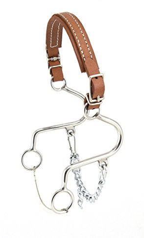 Aime Imports Western SS Leather Nose Little S Hackamore