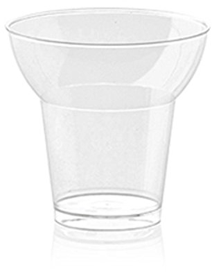 PZ 100 BICCHIERE COPPETTA DI PLASTICA TRASPARENTE CC 360 CALICE PER MACEDONIA GELATO YOGURT FORMATO MEDIO PLASTIC CUP FOR ICE CREAM