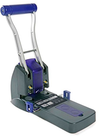 Rapesco PF220AP1 ECO P2200 2-Fach Registraturlocher, 150 Blatt Stanzkapazität, Schwarz/Violett