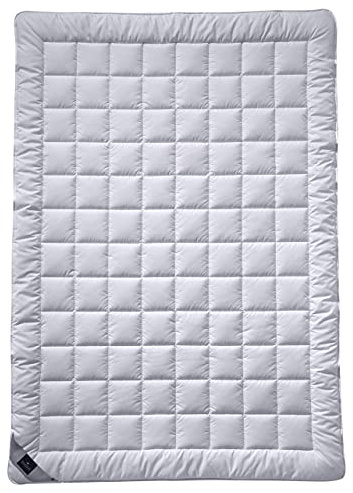 Billerbeck Bettdecke Sari – ca. 155 x 200 cm – leichte Sommerdecke – kühlende dünne Decke für den Sommer – aus Tussah Seide