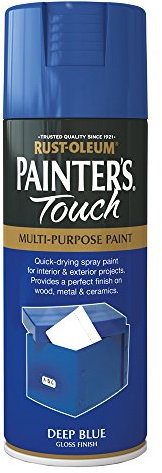 Rust-Oleum AE0040009E8 400ml Painter's Touch Spray Paint - Deep Blue Gloss