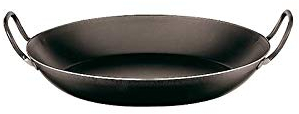 Paellapfanne 60 cm Pentolame Ferro Gußeisen schwarz