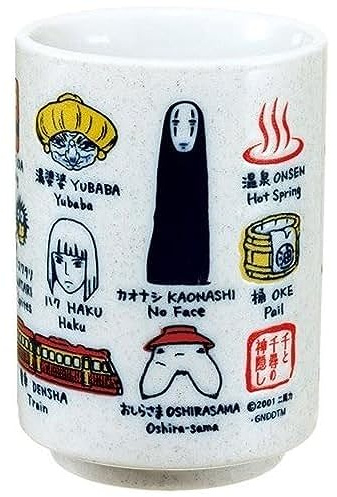 STUDIO GHIBLI Spirited Away Chihiro Teetasse, Glas, Metall, 1 Tasse, Rund, Teetasse, 1 Stück