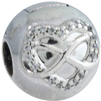 PANDORA Damen-Bead 925 Silber Zirkonia weiß-791947CZ