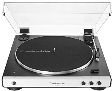 Audio Technica AT-LP60X - Piattaforma girevole completamente automatica con preamplificatore fonico integrato e Bluetooth 5.0 con aptX