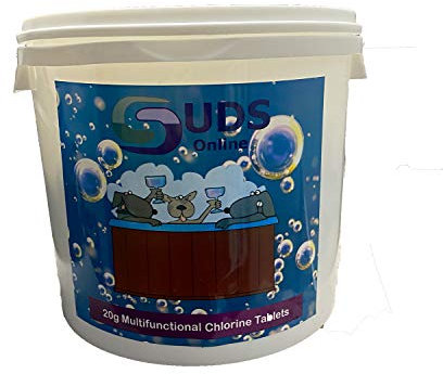 SUDS-ONLINE 5kg Multifunctional Chlorine Tablets 20g Swimming Pool Chemicals