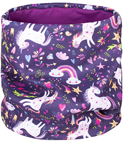 unuo Schlauchschal aus Fleece, atmungsaktiv, softer Rundschal geeignet für kalte Tage