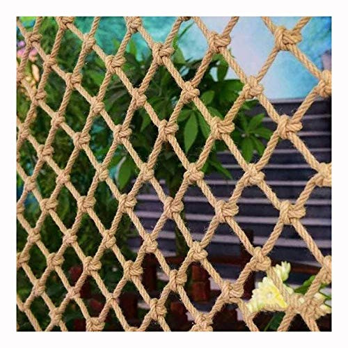 Kinder Sicherheitsnetz Universal Schutznetz Nylon Kletternetz, Hanfseilnetz, Kindersicherheitsnetz, Balkontreppennetz, Fotowanddekoration Trennwand Deckennetz, Hindernisschutz Gartenzaunnetz, 2x4m