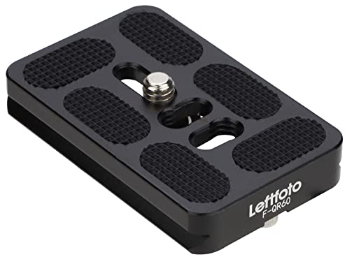 Placa de liberación rápida de cámara de 60 mm, QR pequeña, montaje universal de metal para trípode Arca Swiss, abrazadera estándar para cámara DSLR y cabeza esférica