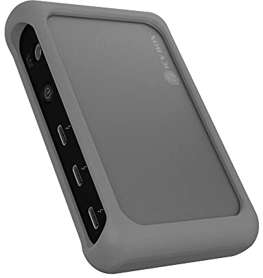 ICY BOX Thunderbolt 4 Type-C Hub zu 3X Thunderbolt 4 IB-HUB801-TB4 | 3x Thunderbolt 4 Schnittstellen am HubType-C Anschluss zum Host-RechnerFür schnelle Datenübertragung und Videoausgabe
