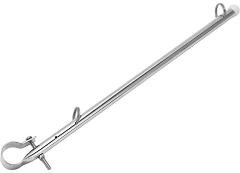 Soporte para Asta de Bandera de Barco Asta de Bandera de Barco Marino Montaje de Riel de Acero Inoxidable Accesorios de Yate Marino para Yate Barco de Pesca Marina