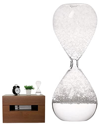 Rianpesn Clessidra d'Acqua | Timer a Clessidra Che Canta Bolle Creative - Decorazioni per la casa Clessidra in Vetro per Regali di Compleanno Regali di Natale