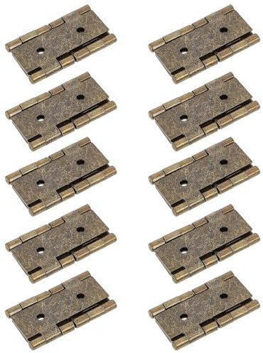 OSALADI 10 Pezzi Doppia Cerniera Della Porta E Finestra Cerniera A Molla Cerniere Per Scatola Di Legno Cerniere Per Porte Di Armadi A Castello Armadio