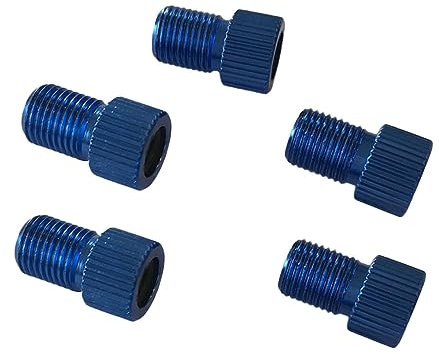Toddmomy 5stücke Aluminiumadapter Für Autoadapter Werkzeug Für Fahrradschlauchpumpe Passend Leicht Und Einfach Zu Bedienen