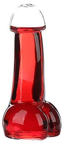 Rotweingläser Weinglas Lustig Kreatives Penis Shaped Weingläser Glass Cocktailgläser für Bier Saft Pub KTV Dekoration Trinkbecher Cocktail Gläser Wine Glasses - Lustige Geschenk für Erwachsene (1PC)
