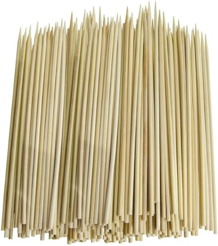 4 Inch Bamboo Skewers, Appetizer Sticks, Mini Picks, 300 Counts