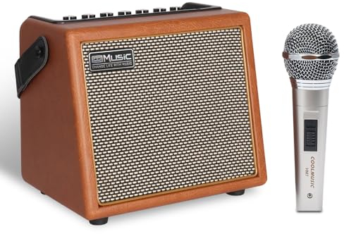 Máquina de Karaoke Coolmusic BP Sing con 1 micrófono, Altavoz Bluetooth portátil con OTG Compatible con USB, AUX, Rec, TWS, Sistema de Karaoke para Karaoke, Fiesta, Sistema PA para Adultos/niños