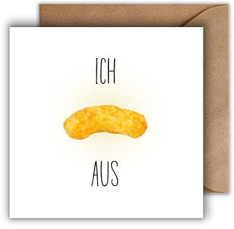 WBdesignz Geburtstag Karte mit Umschlag - Ich flip aus Lustige Geburtagskarte Witzige Grußkarte Geschenkkarte Humorvoll quadratisch für Freundinnen Kolleginnen gestresste Seelen (125 x 125 mm)