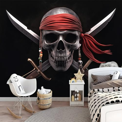 Fototapete 300 x 210 cm moderne Wandbild Wand Schwarz Wohnzimmer Schlafzimmer Wandtapete Vlies Tapete UV-Beständig Geruchsfrei Montagefertig Moderner Tapete Möbelaufkleber