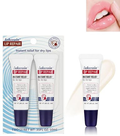 Lip Repair Gel-2 Feuchtigkeitsspendende Nützlich Lippenbalsam | Ohne Duftstoffe für Tag & Nacht Lippenpflege, Hydrated Soothes Lip Care Balm Set für die Reparatur Trockener, 10ML*2 pcs