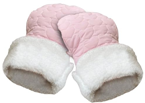 1 Pair Cosy Infant Strollers Mittens Keep Hands Warm in Winter Comfortable Fleece Lining Hand Muffs for Outdoor Activity