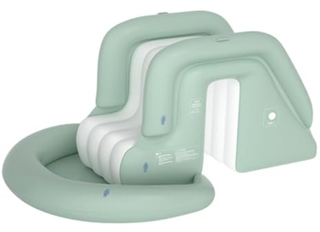 Sharplace Toboggan Gonflable pour Piscine, Jeu, gonflage Facile, Amusant, résistant à l'usure, Portable, Pliable, Cadeau, Toboggan Aquatique en PVC