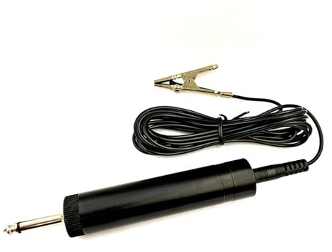 lopituwe 5-Meter-Long Circular Suitable For Microphone Amplifiers, Microphone Suitable Erhu, Harmonica, And Other (Black), Sharp nosed wheat