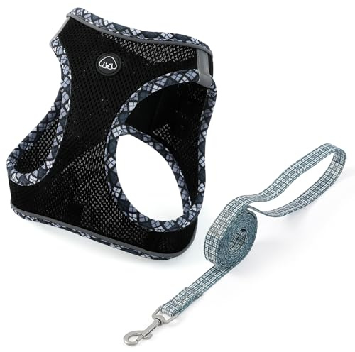 Demigreat Anti-Zug-Hundegeschirr Klein Mittel Groß Hund, Dark Blue L