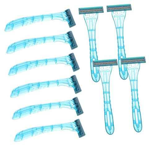 MAGICLULU Maquinillas de Afeitar Desechables para Hombres 20 Unidades Resistentes al Agua para Viaje Recortadora de Pelo Corporal Uso en Hotel y Pensión