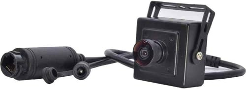 Telecamera IP cablata 3MP POE Mini Case Telecamera di Sicurezza di Rete 3.0MP Ad Alta Risoluzione PoE Sorveglianza IP Grandangolare 2.1mm Obiettivo Fisso Nessuna Funzione Infrarossi
