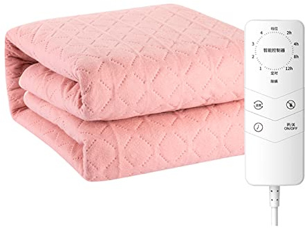 Heated Throw Blanket Electric Blanket With 4 Heat Settings, Electric Heated Throw Blanket Single Double Bed, Heated Mattress Single Double Bed for Student Dormitory