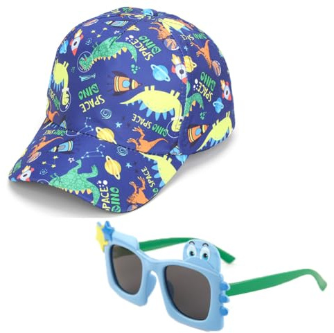Gorra de Béisbol Niño Niña, Gorra con Gafas de Sol Gorras Visera GorraBéisbol Ajustable Sombrero de Sol Gorras Casual Sombrero de Verano Regalos