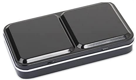 Honsell Jaxon Boîte Vide en métal Robuste pour 12 Demi-ou 6 Bols Entiers avec Palette Pliable et Anneau pour Pouce