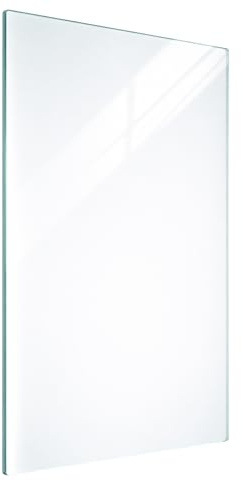 TMK ArtDeko Herdabdeckplatte 1 Teilig 30x52 cm - Spritzschutz Herdabdeckung – Herdschutz aus Sicherheitsglas – dient auch als Glasschneidebrett – Robust, Hygienisch & Rutschfest